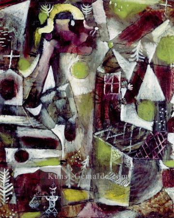 Sumpflegende Paul Klee Ölgemälde